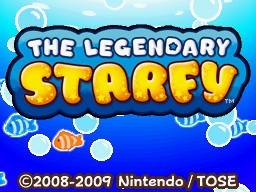 The Legendary Starfy Title Screen